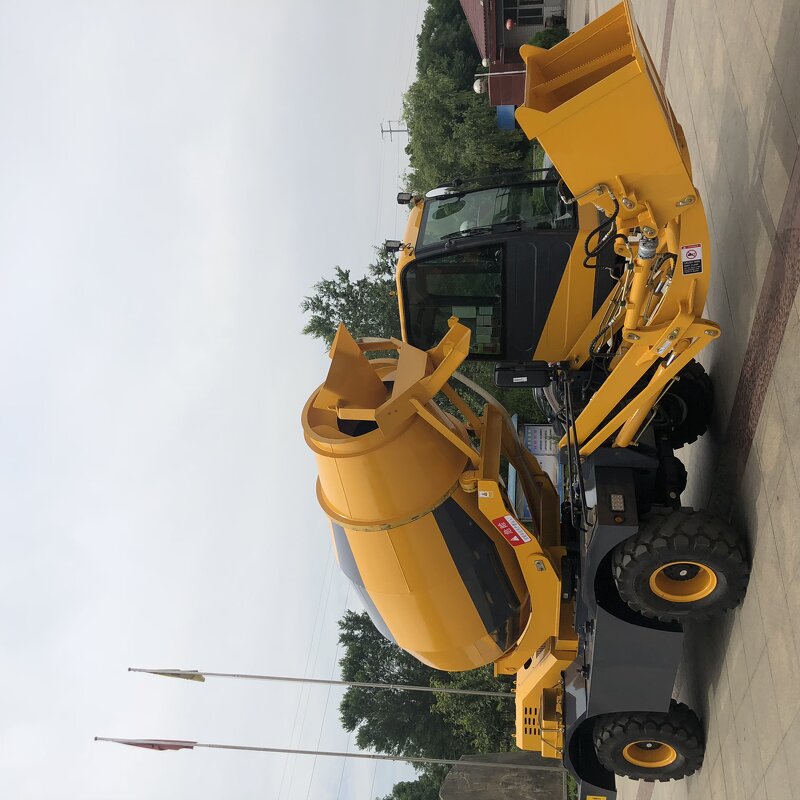 Concrete Mixing Truck Supplier - China Factory Supply Self Loading Bucket Mixer Car