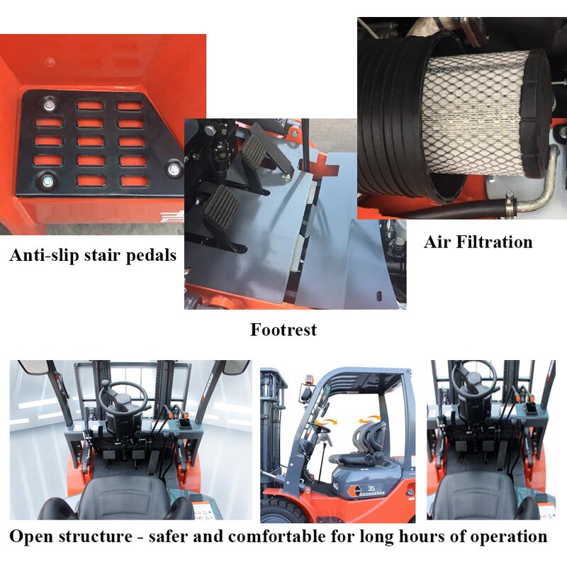 Diesel Forklift Supplier - CE EPA Euro 5 3.5 Ton 4WD Rough Terrain Forklift