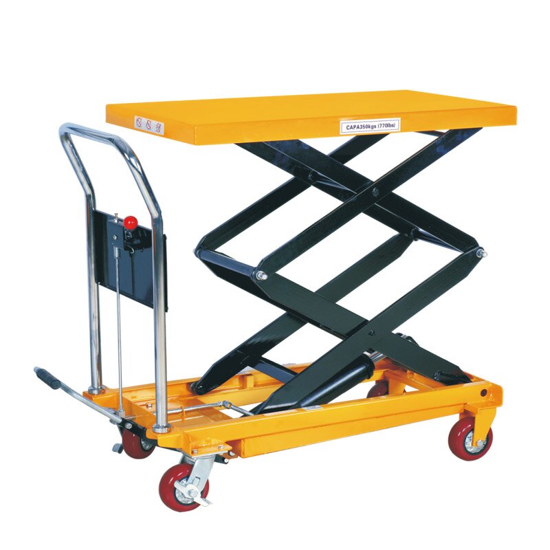 Hydraulic Lift Table Supplier - 500kg Car Scissor Lift Platform New Forklift Trolley