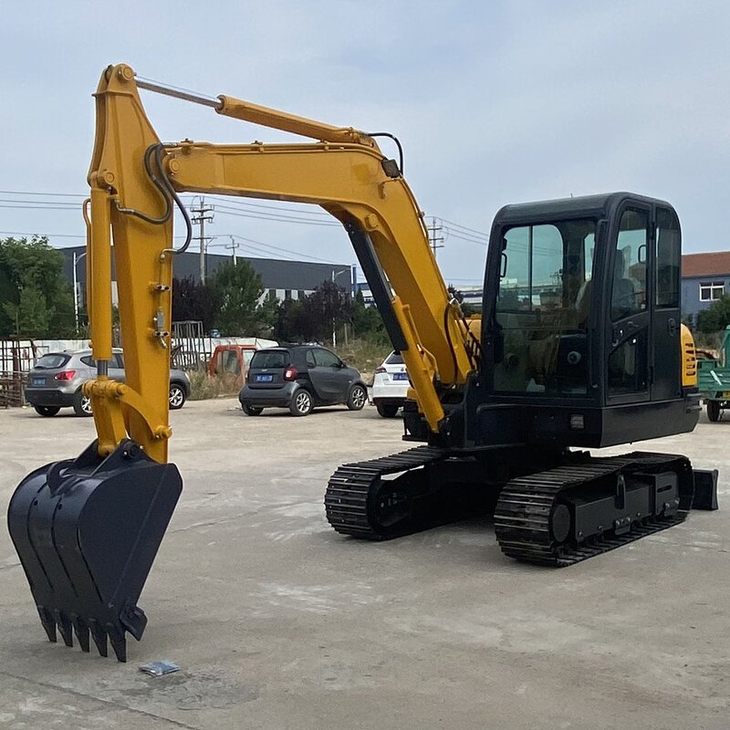 Mini Excavator Supplier - Factory 7T 6 Ton Compact Zero Tail Swing Quick Hitch
