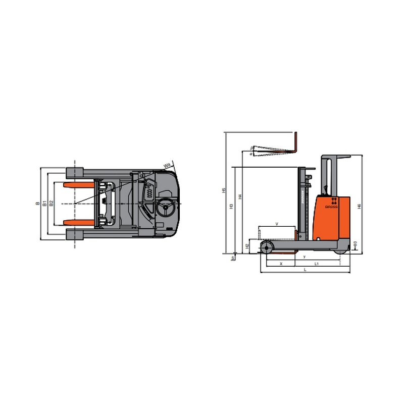 Used Electric Reach Truck Supplier - Doosan 6M 1.5 Ton Stand-up Pallet Stacker