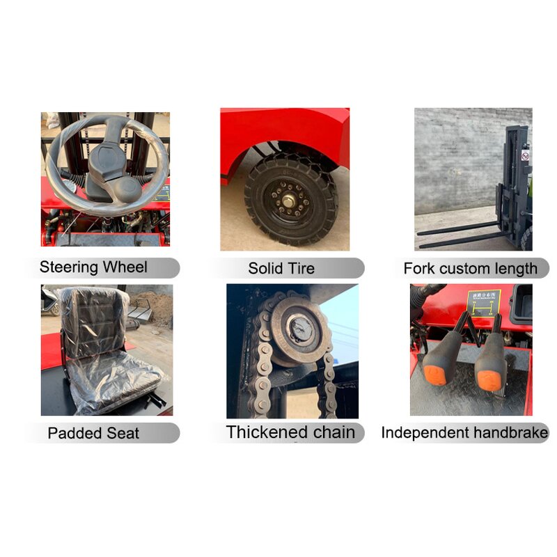 Electric Forklift Supplier - 800kg New Condition Four-Wheeled Ride-On Mini Lead-Acid