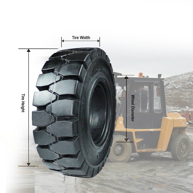 Forklift Tires Supplier - Decent Price Affordable Inflatable and Solid Tires