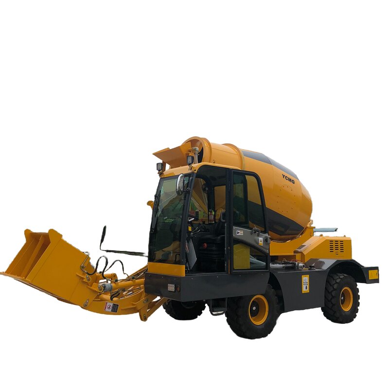 Mobile Concrete Mixer Truck Factory - 3.6m Self Loading with YUNNEI Engine 4x4 Drive
