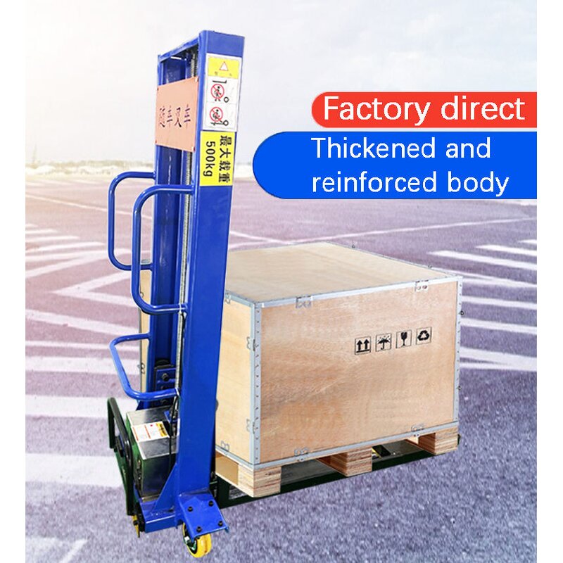 Portable Forklift Supplier - 500-1500kg Self Loading Manual Semi Electric Stacker