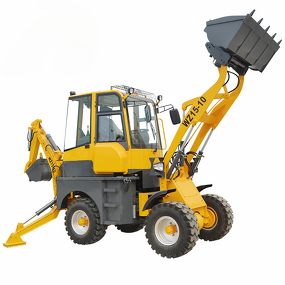 Wheeled Excavator Factory - New Multifunctional Automatic Two-Dig Loader for Garden