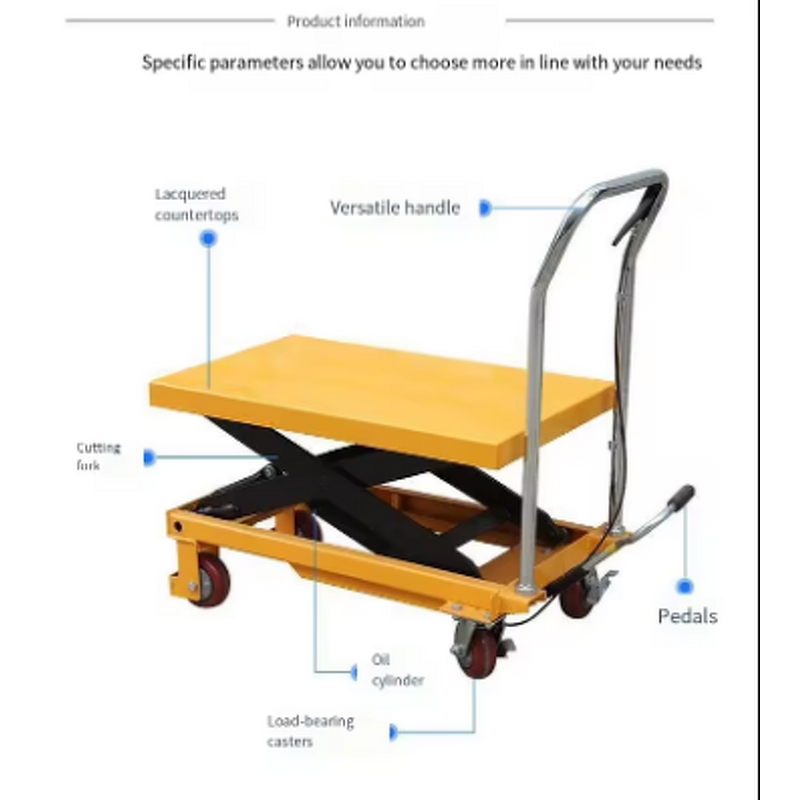 Lift Table Manufacturer - 2024 Convenient Custom Design Manual Hydraulic Lift Car