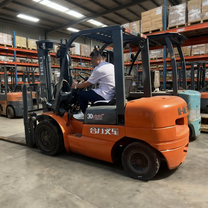 Diesel Forklift Manufacturer - Best Selling HELI CPCD30 3 Ton Two Stage Mast Indoor