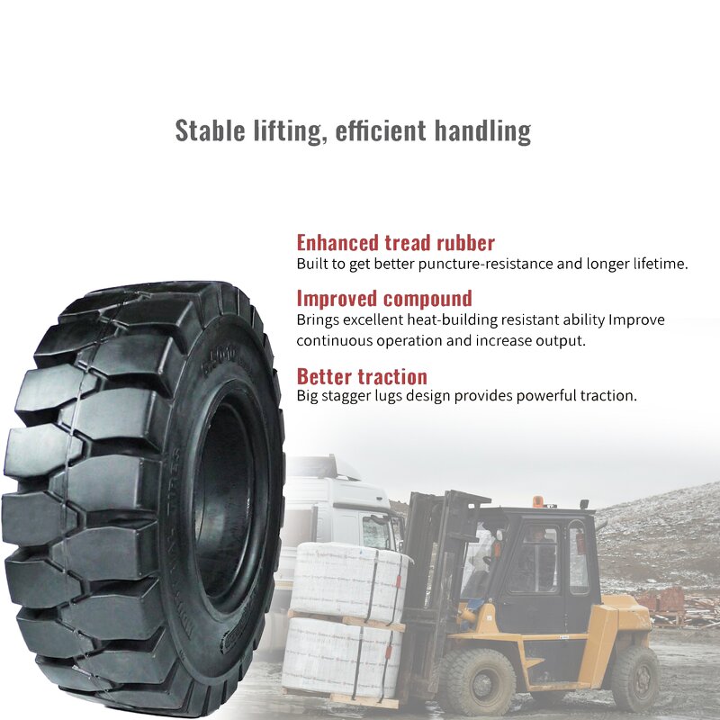 Forklift Tires Supplier - Decent Price Affordable Inflatable and Solid Tires