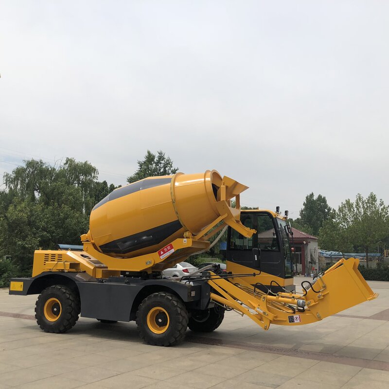 Concrete Mixing Truck Supplier - China Factory Supply Self Loading Bucket Mixer Car
