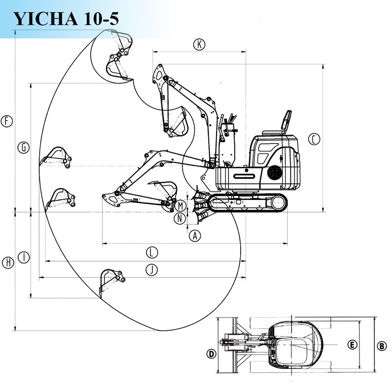 Mini Excavators Factory - China High Standard Affordable Compact 1-2Ton for Sale