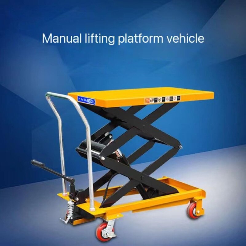 Hydraulic Lift Table Supplier - 500kg Car Scissor Lift Platform New Forklift Trolley