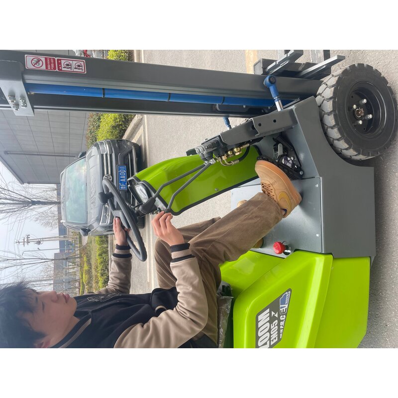 Electric Forklift Supplier - 800kg New Condition Four-Wheeled Ride-On Mini Lead-Acid