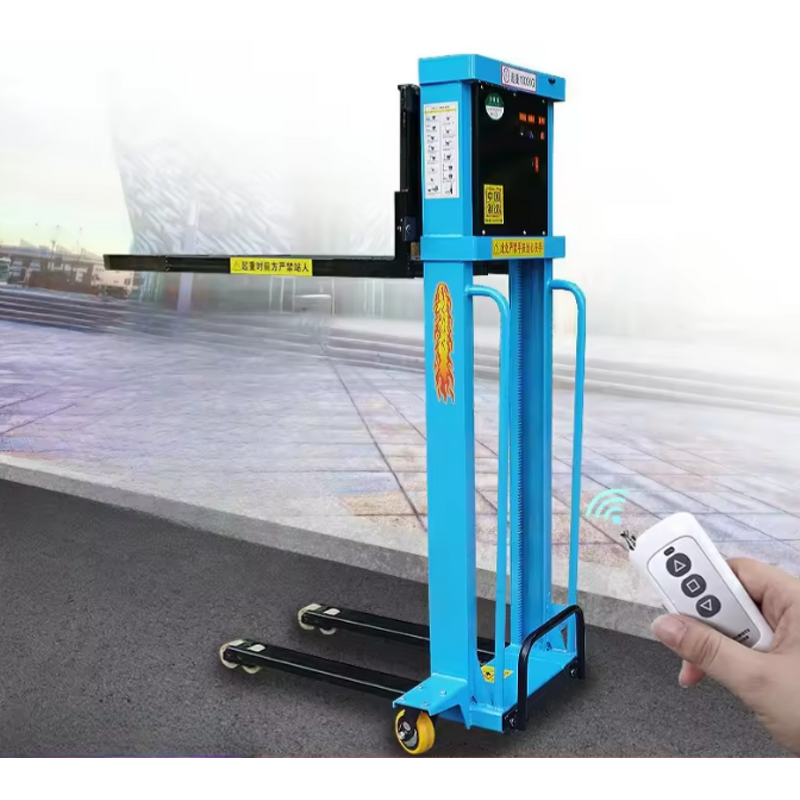 Pallet Stacker Supplier - 2024 Hydraulic Small Remote Control Manual Portable