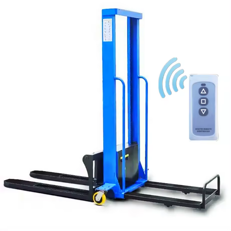 Electric Stacker Factory - 500-1000kg Self Loading Lifting Cargo Transport 1ton