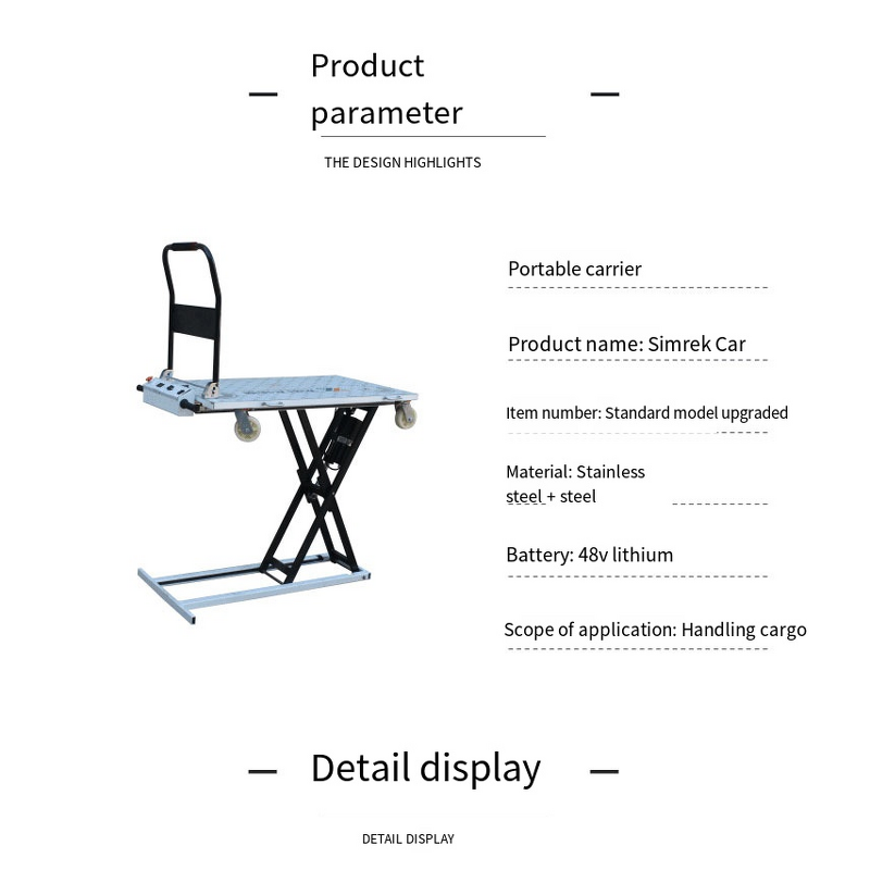 Scissor Lift Supplier - Self Loading Hand Push Manual Electric Hydraulic Platform