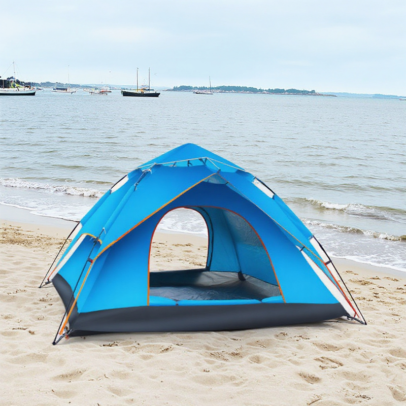 Camping Tent Manufacturer - 4-Person Double Layer Automatic Hydraulic