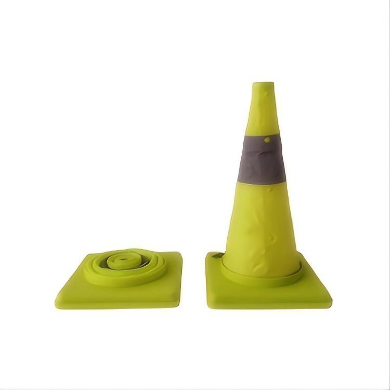 Traffic Cone Factory - Green Folding 250250450mm 1kg