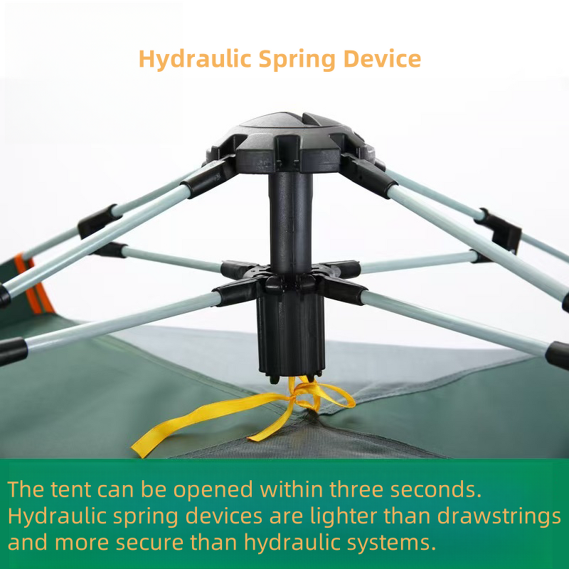 Camping Tent Manufacturer - 4-Person Double Layer Automatic Hydraulic