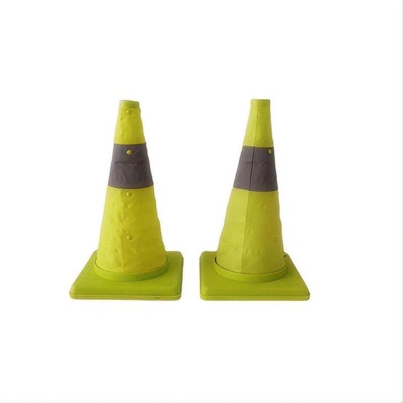 Traffic Cone Factory - Green Folding 250250450mm 1kg