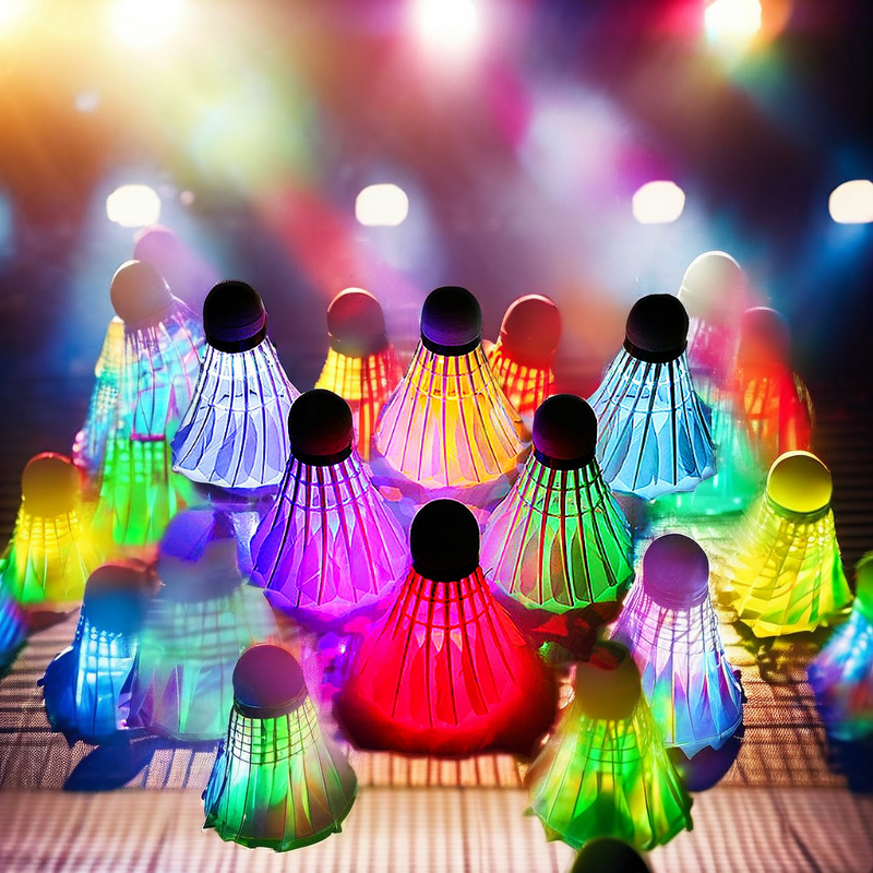 Badminton Shuttlecock Supplier - LED Goose Feather BWF Model