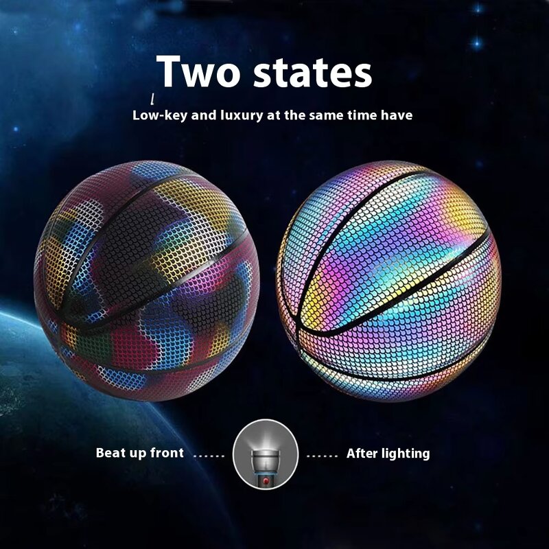 Training Basketball Manufacturer - Glow-in-the-Dark Reflective Custom