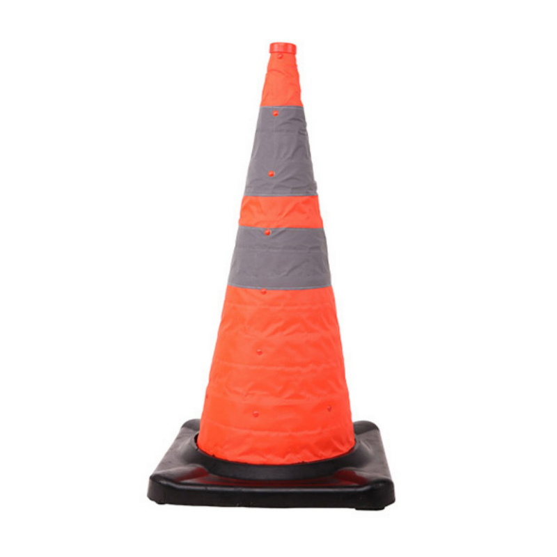 Traffic Cone Manufacturer - 28-Inch Orange Red Collapsible Rubber
