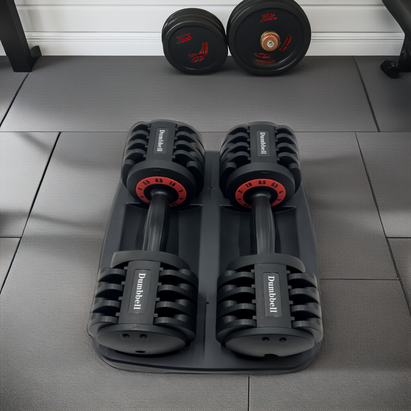 Dumbbell Set Supplier - Adjustable 6.5KG Rubber Steel Iron