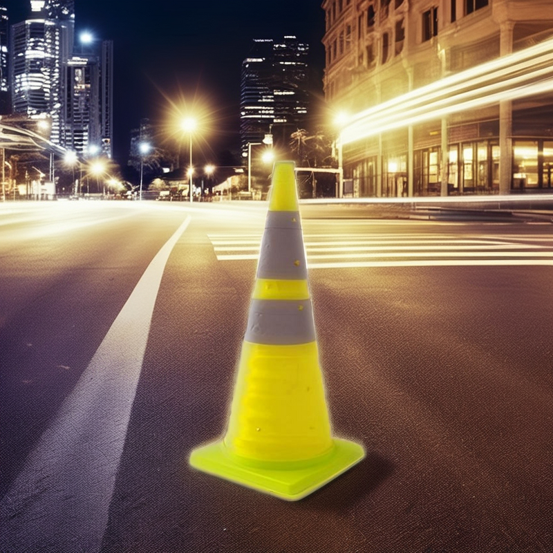 Traffic Cone Factory - 28-Inch Green Collapsible 1.8 Kg