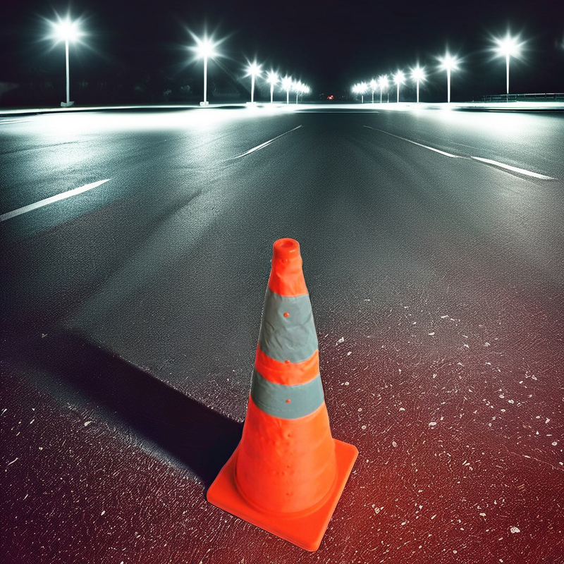 Traffic Cone Manufacturer - 70cm Collapsible LED Light Carry Bag