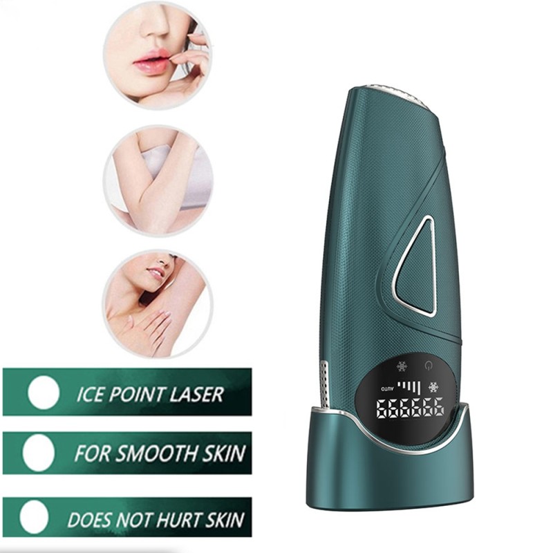 Professional Handheld IPL Permanent Hair Removal Laser Machine 999999 Flashes Painless Pulsed Light