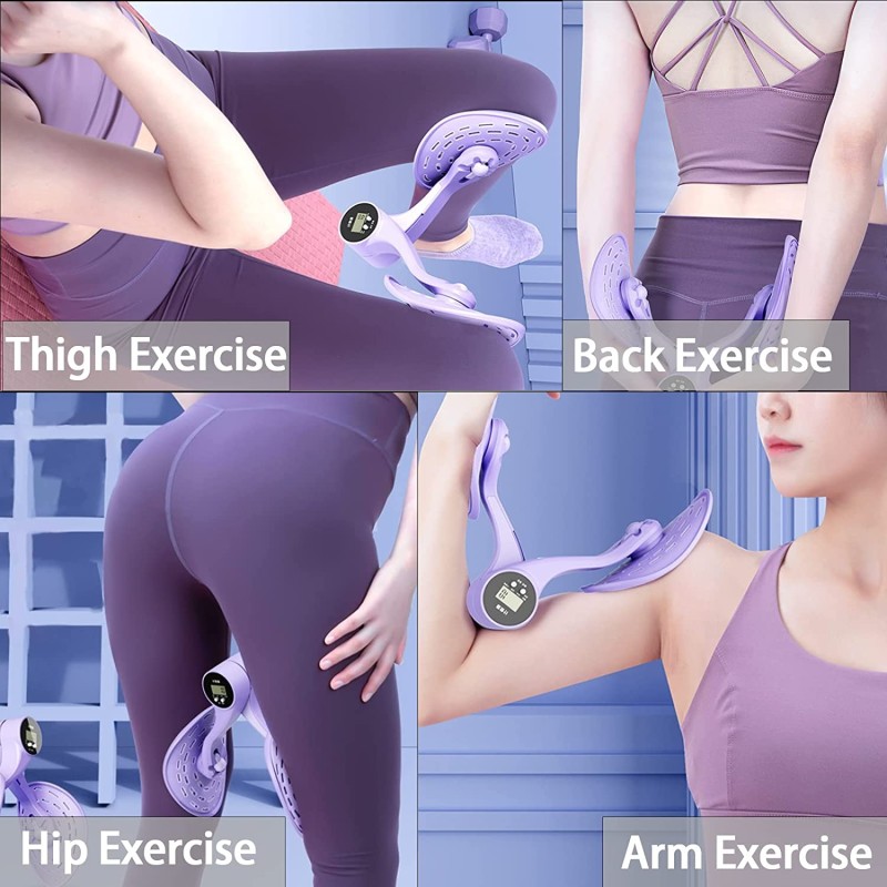 Professional Digital Counter Gym Muscle Back Trainer Mini Arm Leg Hip Kegel Exerciser for Body Fitness Slimming Thigh Masters