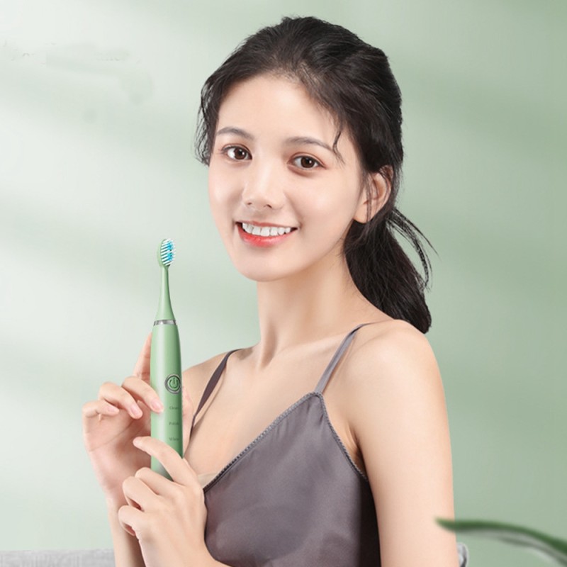 2024 Newest Sonic Electric Toothbrush Smart Rechargeable 4 Whitening Brush Heads IPX7 Waterproof for Adults Beauty Personal Care