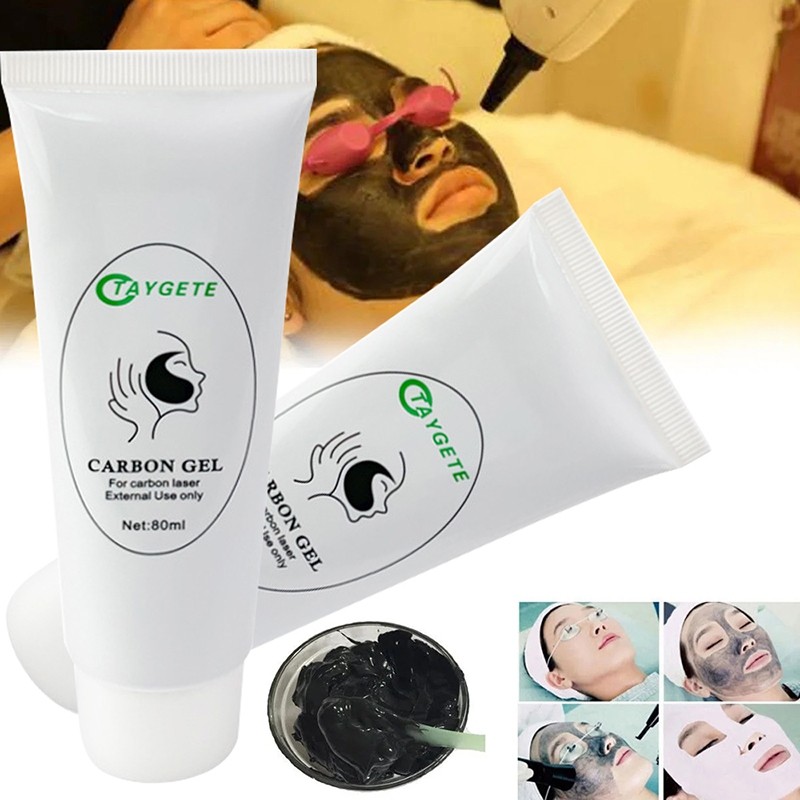 Carbon Gel Black Face Cream Mask Facial Deep Cleaning Support Laser Active Nano Toner Skin Rejuvenation Laser Carbon Cream Gel