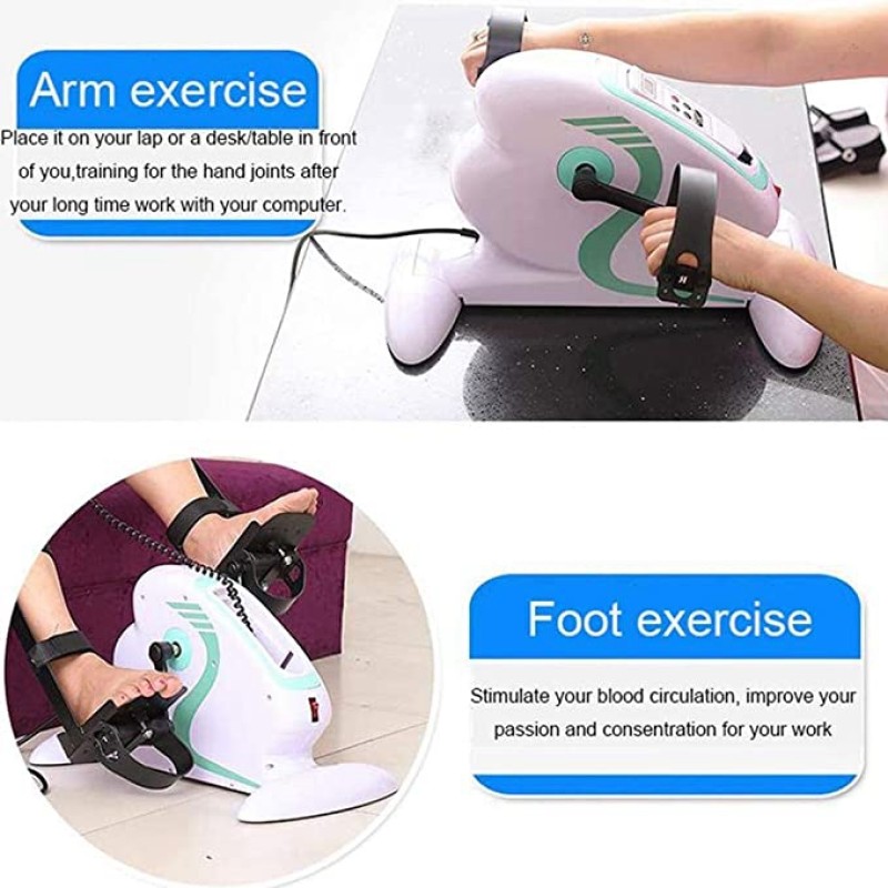 Professional Physical Therapy Rehab Training Equipment Cycle Electronic Magnetic Mini  Arm and Leg Pedal Exercise Bike