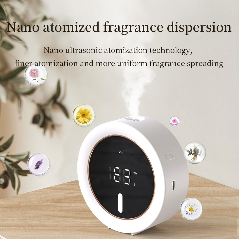 2025 New Product Ideas Intelligent Electronic Aromatherapy Machine with Smart Scent Lighting 5Gears Air Scent Plastic Machine