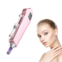 Professional Wireless Dermapen Microneedling Derma Pen Anti-Wrinkle Water Meso Injector LED Indicator PC Electric Beauty Pen