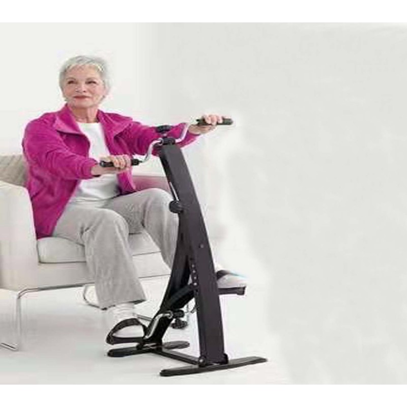 Personal Health Care Indoor Mini Exercise Pedal Bike Foldable Hand and Foot Exercise Bike for  Rehabilitation Training