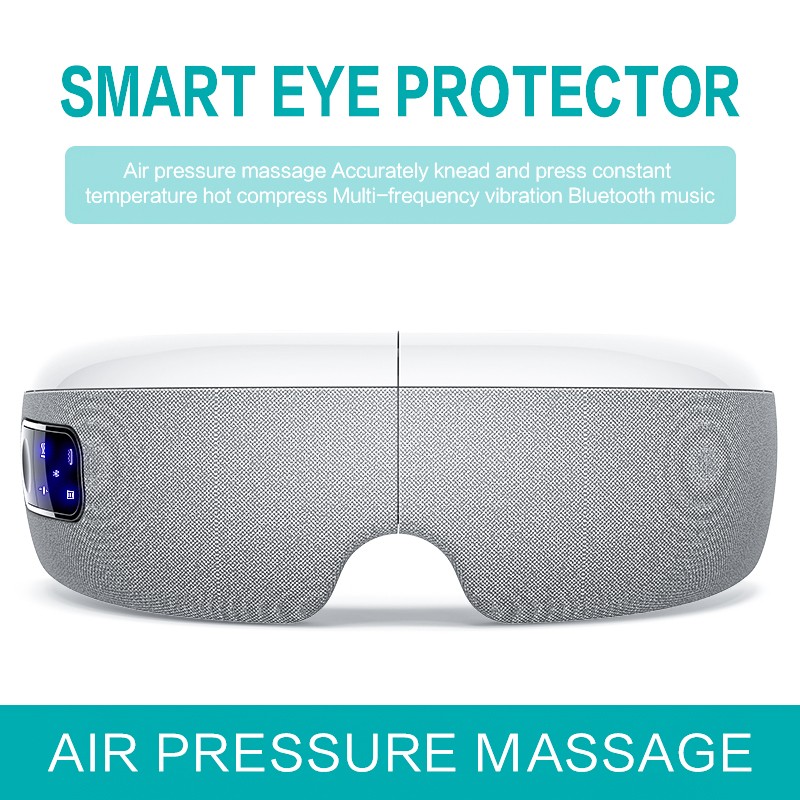 2024 New Arrival USB Rechargeable Eye Care Heated Warm Vibration Massage Eye Relief Heating  Vibrating Eye Massager