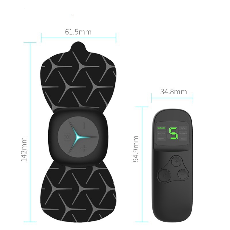 2025 New Professional Pain Relief Mini Neck Massager Intelligent EMS Vibration Mini Machine for Shoulder Massage