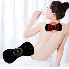 Professional Portable Mini Neck Massager with 10 Intensity EMS Body Relaxation Cervical Sticker