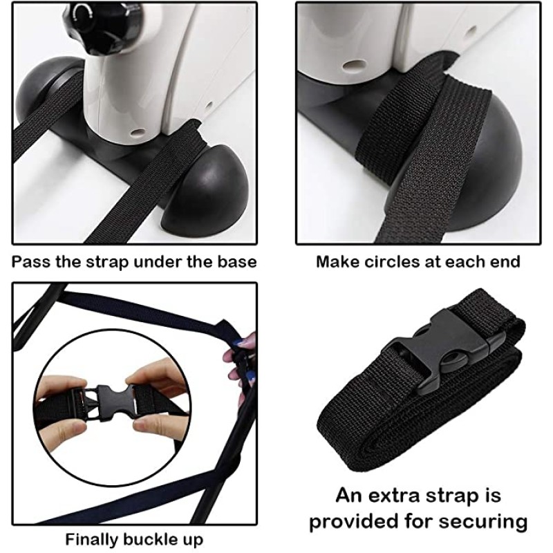 Portable  Leg Pedal Exerciser LCD Display Adjustable Recumbent Stationary Exercise Bike Mini Exercise Pedal Bike for Stroke