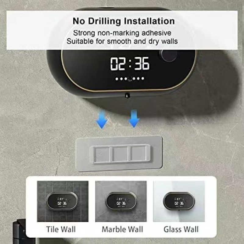 Electronic Infrared Sensor Automatic Soap Dispenser 450ml Hand Soap Machine Rechargeable Liquid Hand Soap Dispenser