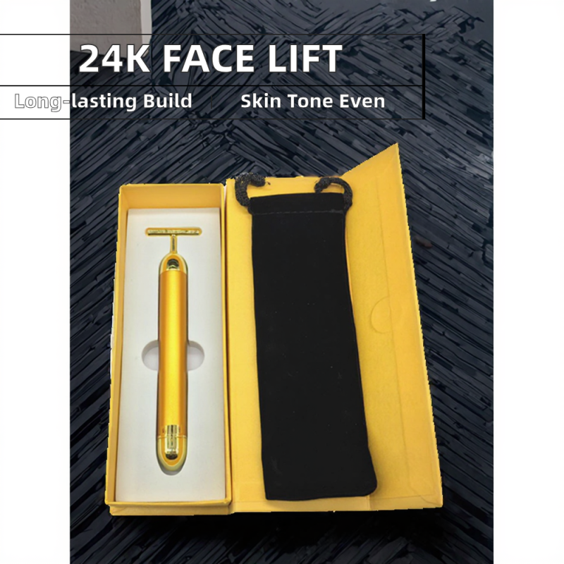 Hot Sales Face Massage Beauty Products Skin Care 24k Face Lifting Device v Shape Face Lift High Vibration Facial Beauty Tool