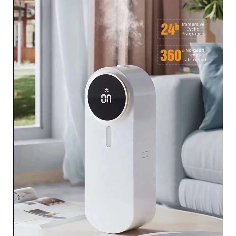 Automatic Adjustable Perfume Diffuser Electronic Air Freshener Fragrance Spray Dispenser Wall-mounted for Car Household Plastic