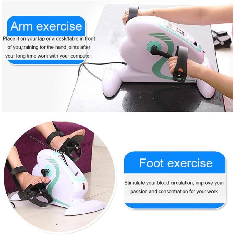 Professional Physical Therapy Rehab Training Equipment Cycle Electronic Magnetic Mini  Arm and Leg Pedal Exercise Bike