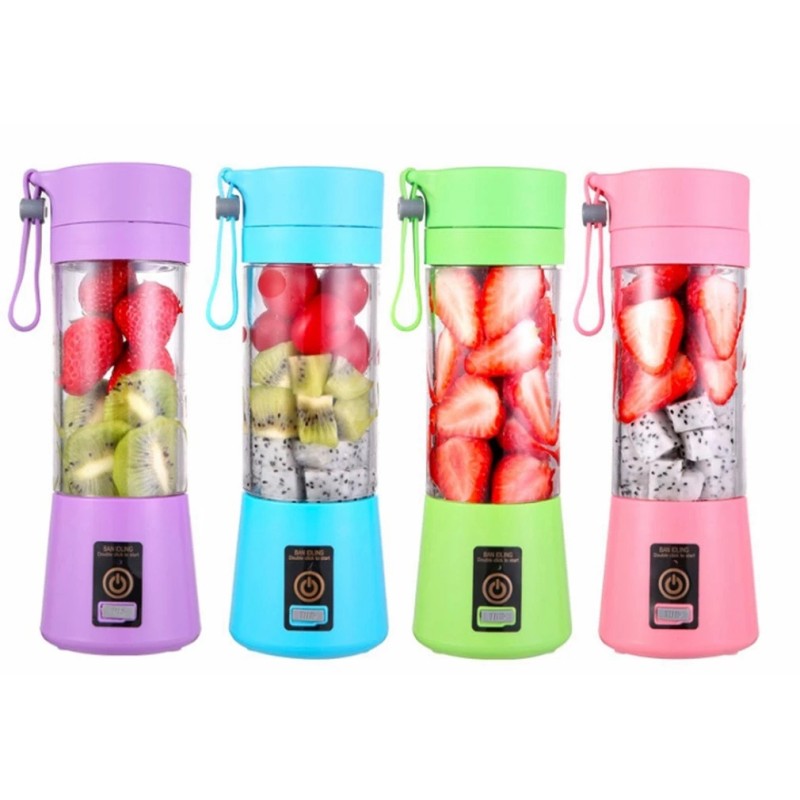 Multifunctional Portable Fruit Juicer Blender 6 Blade Juice Mixer  USB Charging Fruit Juicer Extractor Machine