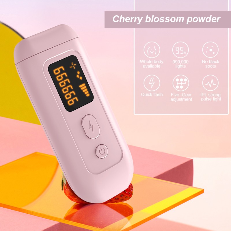 Professional Handheld LCD Display IPL Laser Hair Removal Epilator 999999 Flash Shots Home Use Electronic Machine