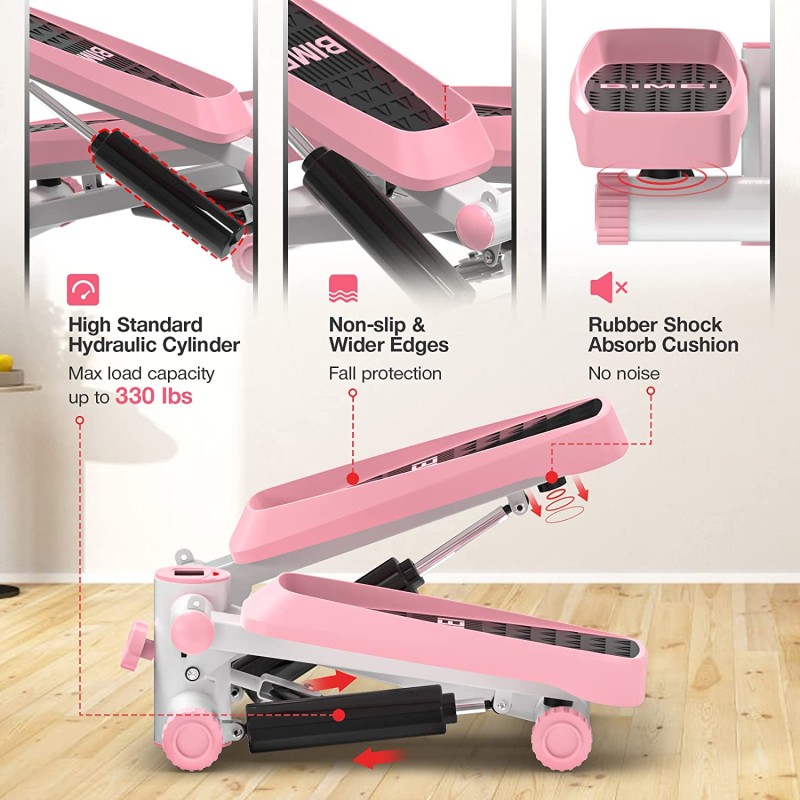 2024 Trend Products Mini Stepper Machine Personal Body Building Cardio Equipment Digital Adjustable Resistance Metal Material