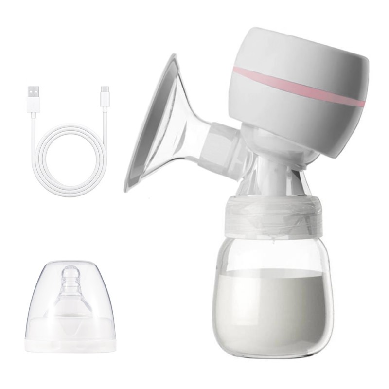 Portable 180ml Capacity Electric Breast Pump Wireless USB Rechargeable Breast Nursing Suction